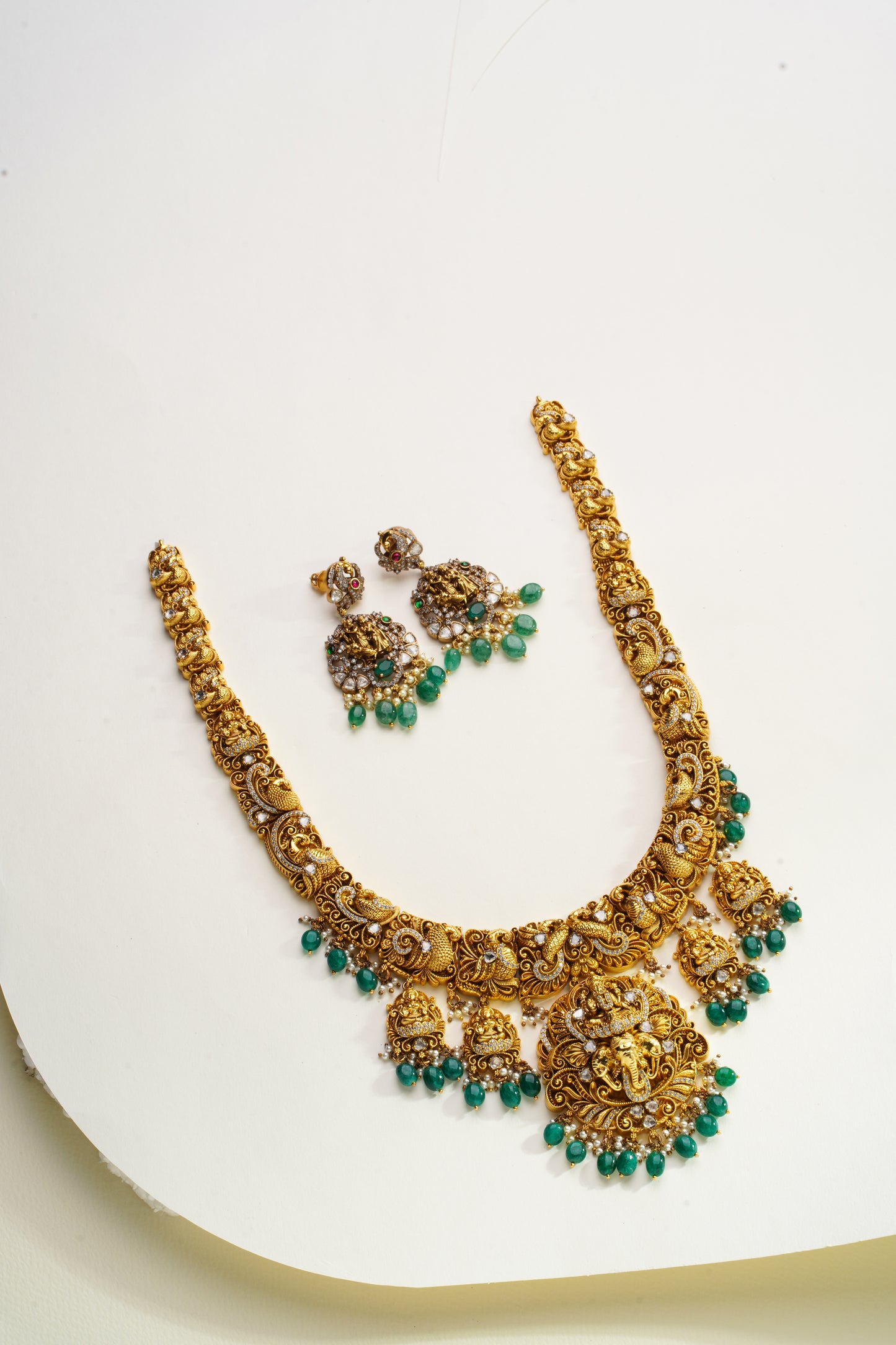 Grand Nakshi Ultra Temple Haram with Emerald Cascade